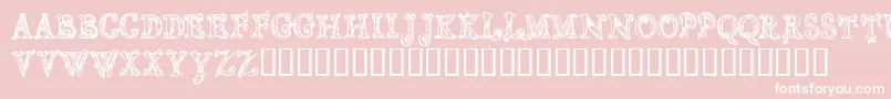 CfsortilegeRegular Font – White Fonts on Pink Background