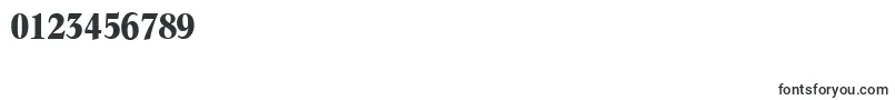 フォントC790RomanCdBold – 数字と数値のためのフォント