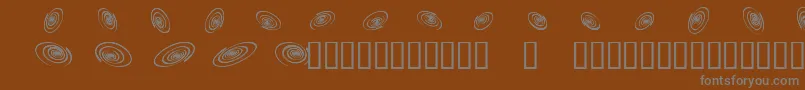 Шрифт Omega ffy – серые шрифты на коричневом фоне