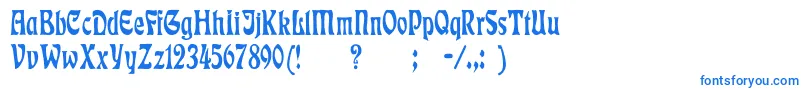 Weitere Informationen zur EckmannCn-Schriftart EckmannCn-Schriftart – Blaue Schriften