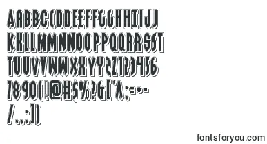 Grendelsmotherpunch font – tall Fonts