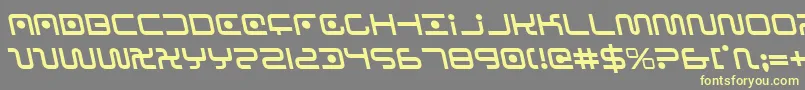 Weitere Informationen zur Saganleft-Schriftart Saganleft-Schriftart – Gelbe Schriften auf grauem Hintergrund