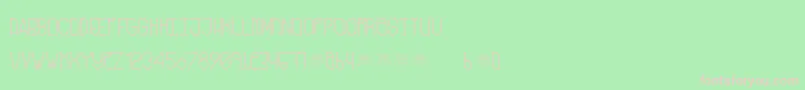 FreakShowRegular Font – Pink Fonts on Green Background