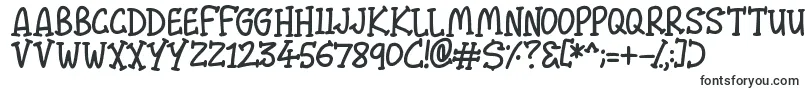 Шрифт Malarky – рукописные шрифты