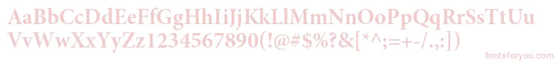 MinionproBoldsubh Font – Pink Fonts