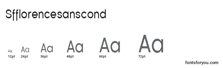 Sfflorencesanscond Font Sizes