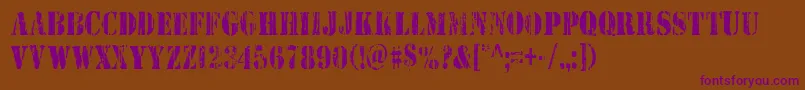 More about Wetworkscond Font Wetworkscond Font – Purple Fonts on Brown Background