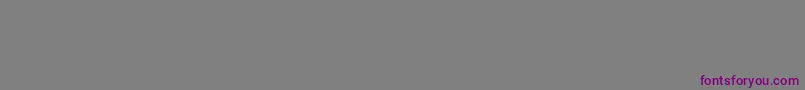 Czcionka Europeanpitwo – fioletowe czcionki na szarym tle