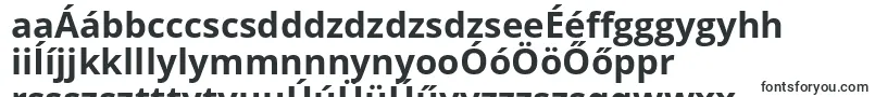 Шрифт OpenSansBold – венгерские шрифты