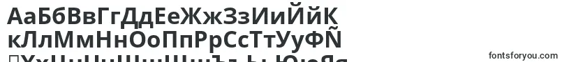 OpenSansBold-Schriftart – bulgarische Schriften