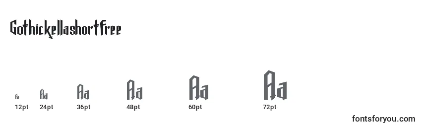 GothickellashortFree (29730) Font Sizes