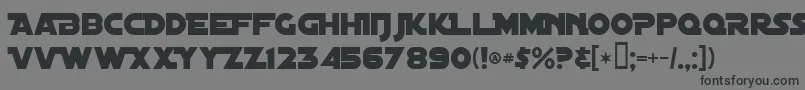 DistantGalaxyAlternate Font – Black Fonts on Gray Background