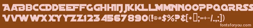 More about DistantGalaxyAlternate Font DistantGalaxyAlternate Font – Pink Fonts on Brown Background