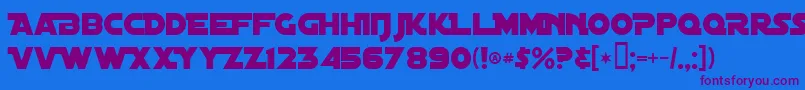 More about DistantGalaxyAlternate Font DistantGalaxyAlternate Font – Purple Fonts on Blue Background