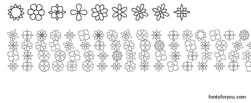 Обзор шрифта FlowersSt