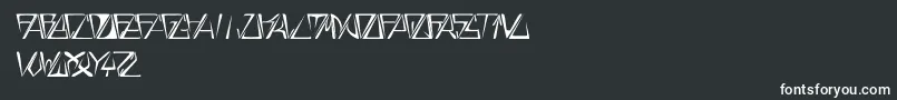 GloryThinItalic-Schriftart – Weiße Schriften