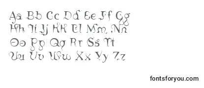 LinotypeSicula -fontin tarkastelu