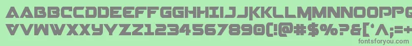 Gemina2cond Font – Gray Fonts on Green Background