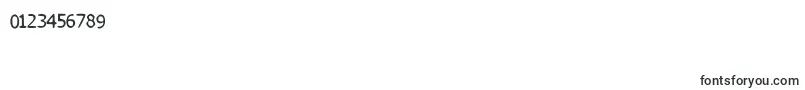 Standardcelticrune Font – Fonts for Numbers and Digits