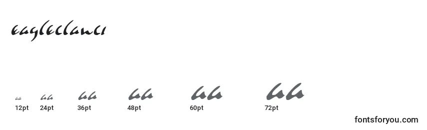 Eagleclawci Font Sizes