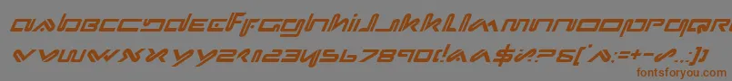 Подробнее о шрифте XephyrItalic Шрифт XephyrItalic – коричневые шрифты на сером фоне