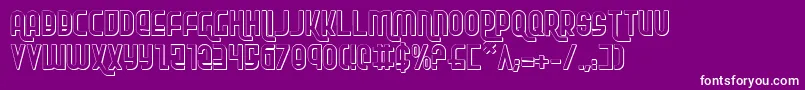 fuente RokikierShadow – Fuentes Blancas Sobre Fondo Morado