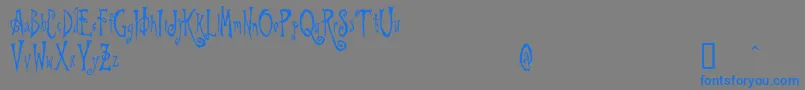 BeynkalesDemo Font – Blue Fonts on Gray Background