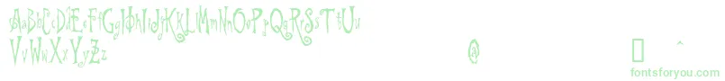 BeynkalesDemo-fontti – vihreät fontit