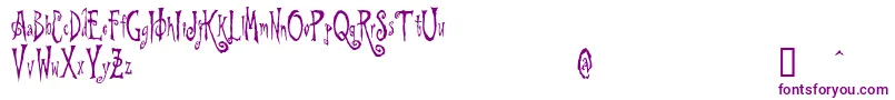 BeynkalesDemo-Schriftart – Violette Schriften auf weißem Hintergrund