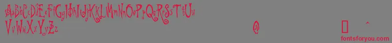 BeynkalesDemo Font – Red Fonts on Gray Background