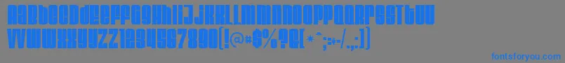 Velvenda Font – Blue Fonts on Gray Background