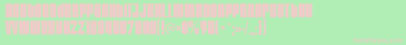 Velvenda Font – Pink Fonts on Green Background