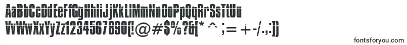 Шрифт Impos0 – очень узкие шрифты