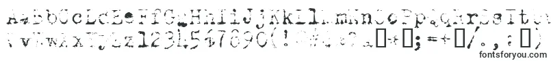 OldTypewriterSkimpy Font – Blurry Fonts