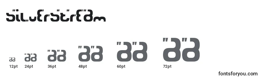 Silverstream Font Sizes