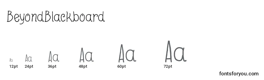 BeyondBlackboard Font Sizes