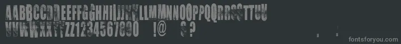 More about Vtkschoice Font Vtkschoice Font – Gray Fonts on Black Background