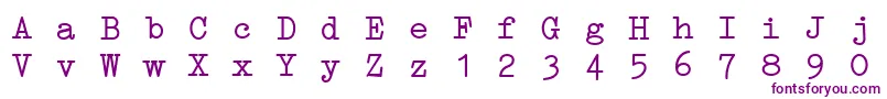 ErikaTypeI-fontti – violetit fontit