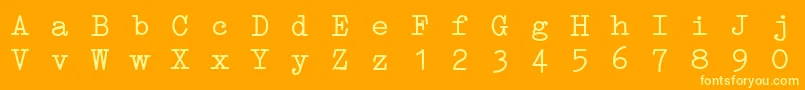 Más sobre la fuente ErikaTypeI fuente ErikaTypeI – Fuentes Amarillas Sobre Fondo Naranja