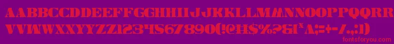 fuente Legalv2c – Fuentes Rojas Sobre Fondo Morado