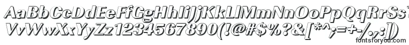 Шрифт ImperialshHeavyItalic – шрифты для Autocad