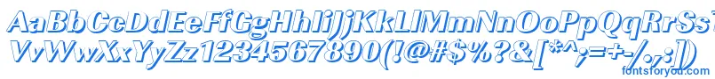 Fonte ImperialshHeavyItalic – fontes azuis