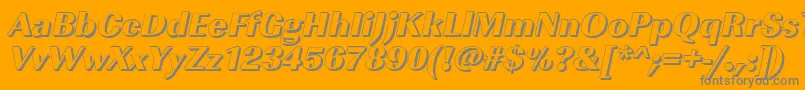 Más sobre la fuente ImperialshHeavyItalic fuente ImperialshHeavyItalic – Fuentes Grises Sobre Fondo Naranja