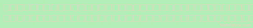 TiltRegular Font – Pink Fonts on Green Background