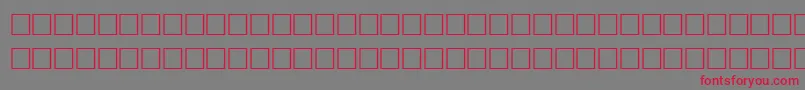 Шрифт TiltRegular – красные шрифты на сером фоне