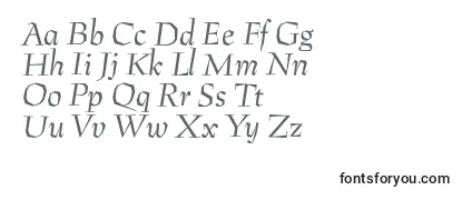 Обзор шрифта PreissigantikvaItalic