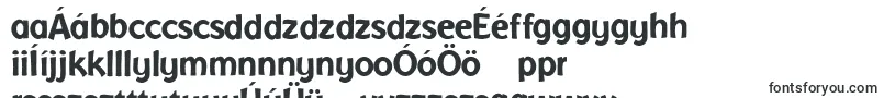 Шрифт Respublica – венгерские шрифты