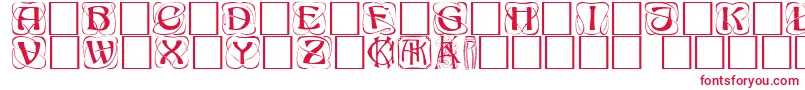 KonanurkapsKaps.001.001 Font – Red Fonts on White Background