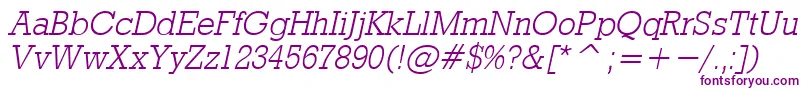 RdoLO Font – Purple Fonts on White Background