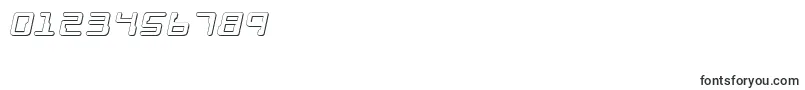DroidLover3DExpandedItalic Font – Fonts for Numbers and Digits